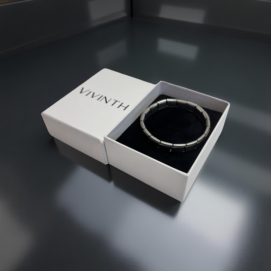 Vivinth İtalyan Tarzı Paslanmaz Çelik Bileklik – Unisex, Ayarlanabilir Esnek Yapı